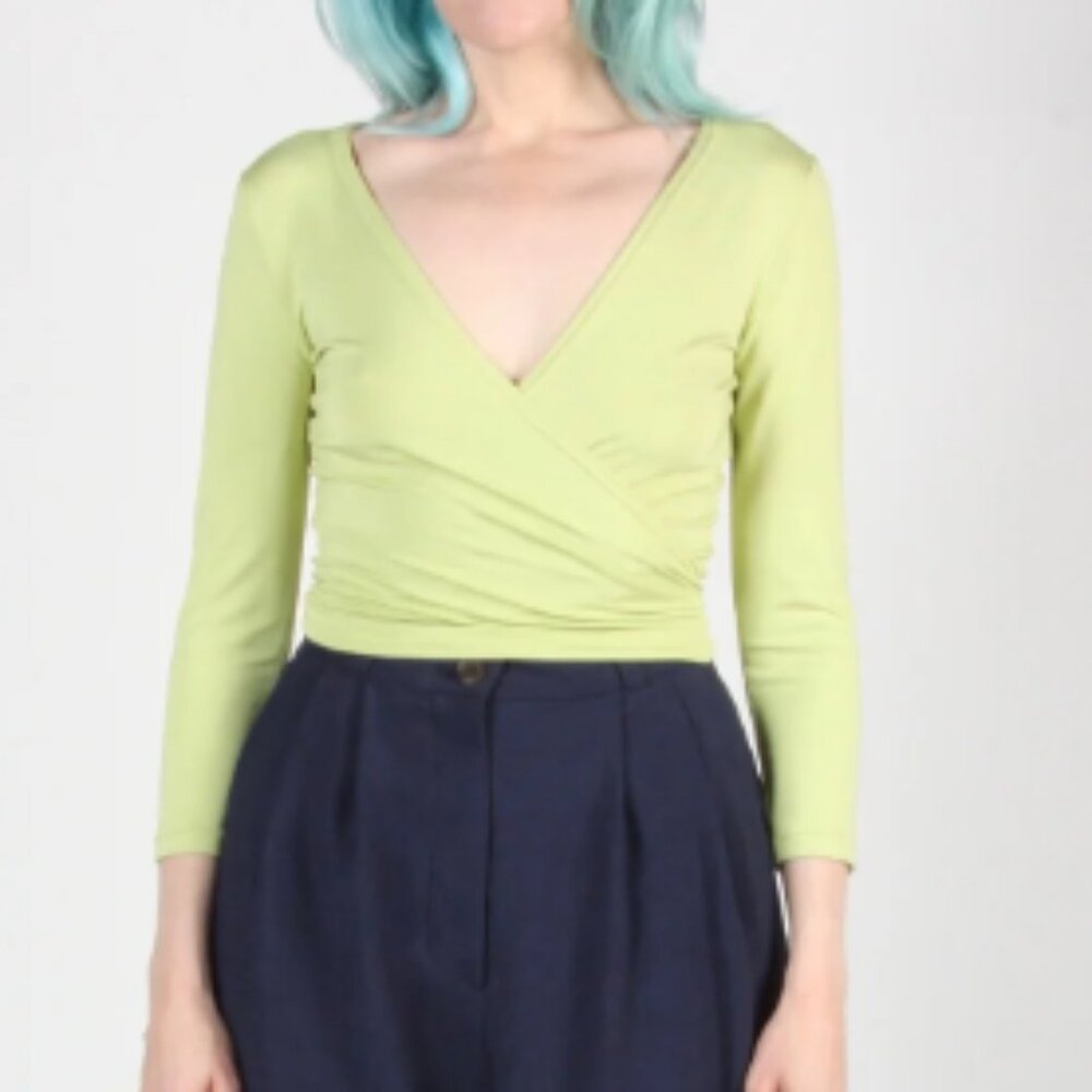 Crescentchest Wrap Top